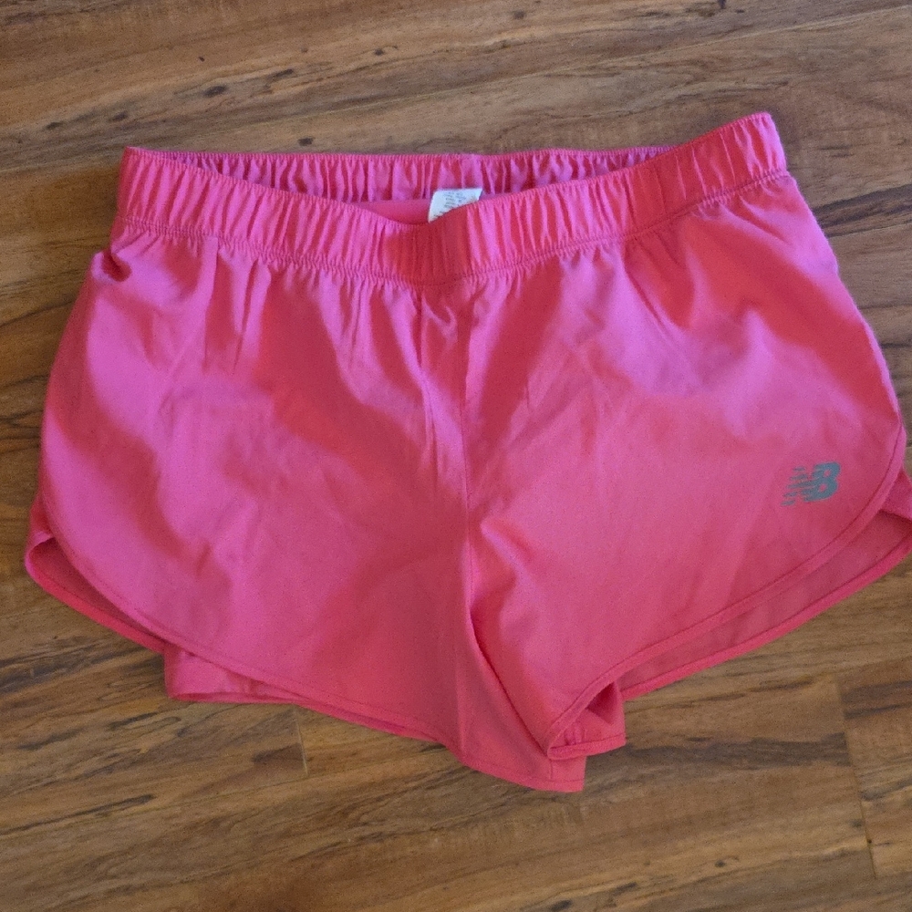 New Balance Women's Vibrant Pink Athletic Shorts